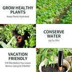 Soilagua 16 oz Olla Plant Watering Globes, Terracotta Watering Pots System, Self Watering Planter Insert for Outdoor & Indoor Plants, Vacation Plant Watering Devices Spikes Waterer, 4 Pack - Image 6