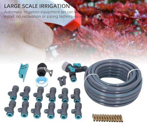 Drip Sprinkler, Adjustable Irrigation System with Atomization Nozzle, Drip and Mist Mode Watering for Garden, Ideal for Flower Bed, Potted Plants, Greenhouse, Lawn, Patio - Image 3