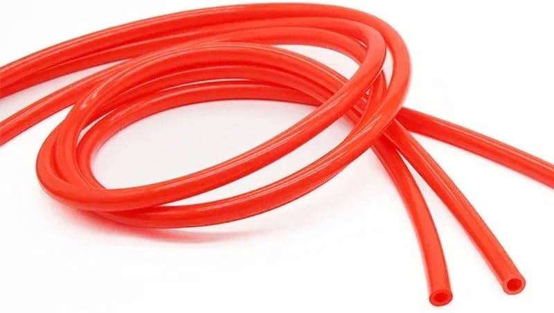 5M Silicone Tube Rubber Hose Red Flexible, for Aquarium Irrigation Pipes Water Connector Garden Hoses Parts(ID 6mm x OD 10mm) by Unknown
