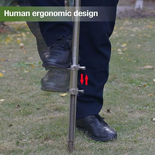 36" Soil Probe, Stainless Steel Soil Sampler Probe with Foot Pedal and Reusable Sample Bags, Soil Test Kits for Lawn Plant Garden Farm Soil Sampling - Image 6