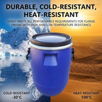 Food Grade Plastic Drum Shipping Barrels Air Tight Water Barrel with Lock Ring Rain Water Collection Barrel 30 50 60 65 100 120 160 200L for Garden Basement Fermentation Storage(65L) - Image 6