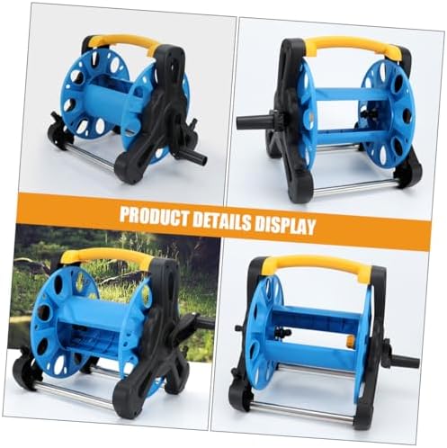 POPETPOP Freestanding Garden Hose Storage Rack Water Hose Reel Holder for Outdoor Use Simple Design for Patio and Lawn - Image 7