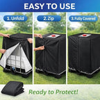 420D IBC Tote Cover, 275 Gallon Water Tank Protective Cover - Image 6
