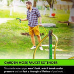 Yard Butler Free-Standing Swivel Hose Reel & Hose Bib Extender Bundle - Heavy-Duty Powder Coated Steel Storage & Water Access Solution - Outdoor Watering Accessory for Lawn & Garden Use - Image 6