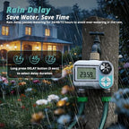QUOBAS Sprinkler Timer, Weekly Programmable Water Timer for Garden Hose - Image 6