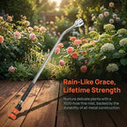 Heavy Duty Watering Wand - Ergonomic High Pressure Sprayer with 90cm Long Hose, Thumb Control Shut Off Valve, Ideal for Hard to Reach Garden Watering - Image 2