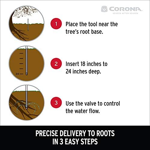 Corona Tools RootIRRIGATOR – Targeted Deep Root Watering Tool for Trees, Shrubs & Garden Plants, Efficient Direct-to-Root Irrigation - Image 4