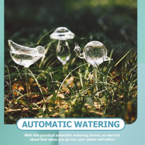 4pcs Bird Shaped Plant Watering Globes, Borosilicate Glass - Image 5