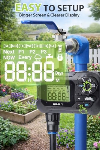 HIRALIY 50FT Automatic Drip Irrigation Kit with Timer - Image 3