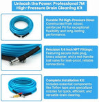 Sewer Jetter Kit, 50 FT (15M) High Pressure Drain Cleaning Hose - Image 4