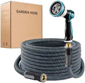 Garden Hose Lightweight Non-Expanding, 25 Ft Flexible Water Hose Equipped with 10 Mode Nozzle, Heavy Duty Pipe for Outdoor Watering & Cleaning by Unknown