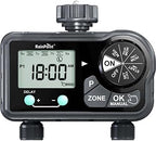 RAINPOINT Sprinkler Timer with 3 Different Programs, Hose Timer for Garden Hose with Rain Delay/Manual Watering/Automatic Irrigation System for Garden, 2 Outlet by RainPoint