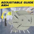 M MINGLE Retractable Pressure Washer Hose Reel, 1/4" × 60ft Power Washer Hose Reel, Auto Rewind Hose Reel, Wall/Floor Mounted, 3600 PSI - Image 3