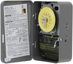 Intermatic T104 24-Hour Mechanical Timer Switch, 208-277V DPST, Indoor - Image 3
