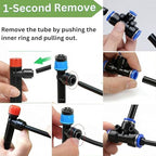 Ultimate 370FT Drip Irrigation Bundle – 240FT Quick Connect System + 130FT Flexible Hose with Accessories – 2 Tubing Sizes 1/2" & 1/4 for Custom Watering - Image 7