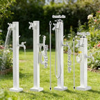 304 Stainless Steel Garden Water Column with Faucet, Frost-Proof Yard Hydrant, Durable Hose Stand for Outdoor Cleaning & Irrigation Fountain - White 4 - Image 7