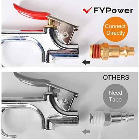 30 Pieces Solid Brass Air Fittings, Industrial Coupler and Plug - Image 4