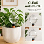 4Pcs Plant Watering Globes, 17oz Self-Watering Bulbs with Terracotta Spikes - Image 5