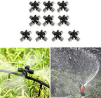 Pressure atomizing misting Sprayer, Garden Sprinkler Watering Irrigation Garden Misting Sprinkler Greenhouse Humidifier Plant Mist Nozzle Sprinkler Garden Tool 10pcs Mist Nozzle - Image 3