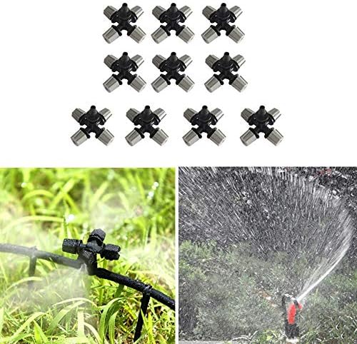 Pressure atomizing misting Sprayer, Garden Sprinkler Watering Irrigation Garden Misting Sprinkler Greenhouse Humidifier Plant Mist Nozzle Sprinkler Garden Tool 10pcs Mist Nozzle - Image 3