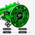2" Farm Irrigation Sprinklers, Farm Irrigation Sprinkler with Pressure Gauge, 360° Large-Area Watering Spray, Watering Spray with 7 Replacement Nozzle, for Farmland, Farm Irrigation, Industrial - Image 2