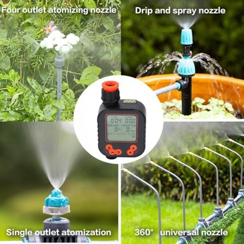 Automatic Watering Timer G3/4 Female Thread Programmable LCD Display Digital Irrigation Water Timer with Rain Sensor for Faucet - Image 7
