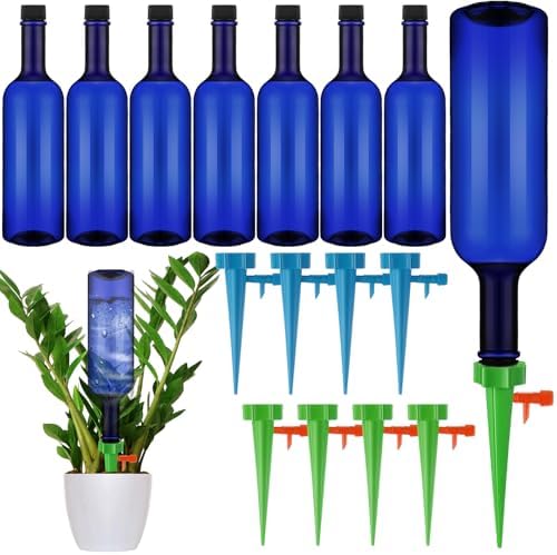 Plant Watering Devices with Self Spikes and Plastic Bottles by SiliFine