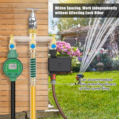 Upgraded Brass Garden Hose Splitter 3 Way Heavy Duty with Extension Handle - Image 5