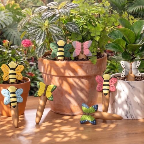 Bee Self Watering Spikes 4 Pack Terracotta Plant Stakes - Image 6
