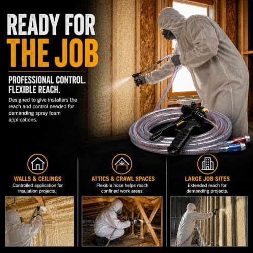 Vega Bond Spray Foam Hose & Gun Assembly 10 Feet Gray for 2-Part Systems - Image 7