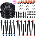 2WAYZ Drip Irrigation Kit - Plant Watering System, Automatic Irrigation System for Patio Garden Farm - Set of Blank Distribution Tubing Hose + 20pcs Misters + Adjustable Nozzle Emitters by 2WAYZ