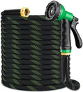 150 ft Garden Hose, 2026 New No Kink Flexible Water Hose 150ft, 10 Function Nozzle, Solid Metal Fittings, Enhanced Multi-layer Construction, Lightweight & Portable for Gardening, Cleaning, Car Washing by Jermichoc