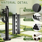 Outdoor Water Column Antifreeze Hose Faucet Stainless Steel Garden Water Tap, Yard Hydrant for Patio Lawn Irrigation Washing, Garden Water(Height: 60cm/23.6in) - Image 4
