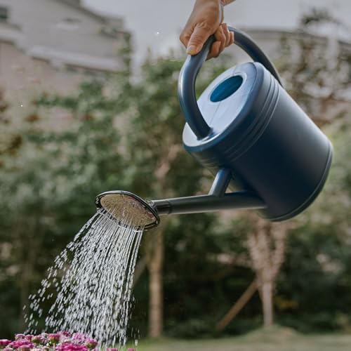 Generic Long Spout Large Capacity Plastic Watering Can for Plants, Thickened Body, Ideal for Garden Use, 8L, Suitable for Home and Garden Watering (Blue) - Image 4