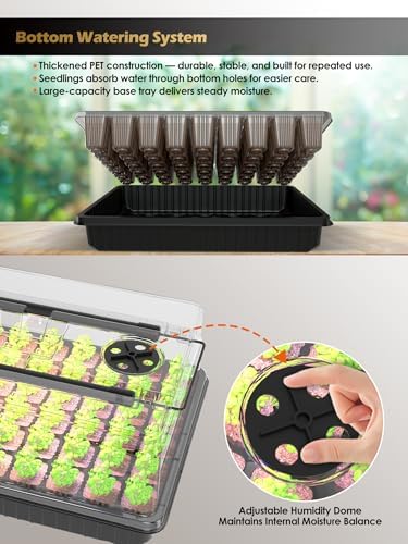 54-Cell Seed Starter Tray with Full Spectrum Grow Light (3) - Image 5