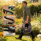 Garden Hose 100FT - 600PSI High Pressure, Kink-Free & Lightweight,No Expanding, Abrasion Resistant Water Hose for Car Wash, Lawn, Watering - Image 5