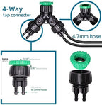 Greenhouse Brass Drip Irrigation Watering Kit System 1/4''Automatic Garden Self Water Flower Lawn Adjustable Dripper Atomizer - Image 4