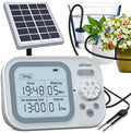 Solar Drip Irrigation System, 490 Timer Modes, 50FT Automatic Plant Watering Kit for 15 Potted Plants, IP67 Waterproof Auto Solar Irrigation Indoor and Outdoor Use for Garden,Balcony, Patio by Beday