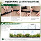 Hanging Flexible Sprinkler System, Above Ground DIY Irrigation Kit - Image 6
