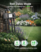 Insoma Water Timer, 4 Independent Zones Hose Timer for Garden Faucet - Image 3