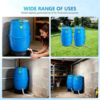 SQUEEZE master 50 Gallon Water Collection Barrel-Drinking Water Storage Barrel with Spigots-Emergency Water Supply System - Image 5
