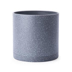D'vine Dev Plastic Planter Pot with Saucer, 10 in, Speckled Grey, 74-X-G-2 by DvineDevPlanterPotsandStand
