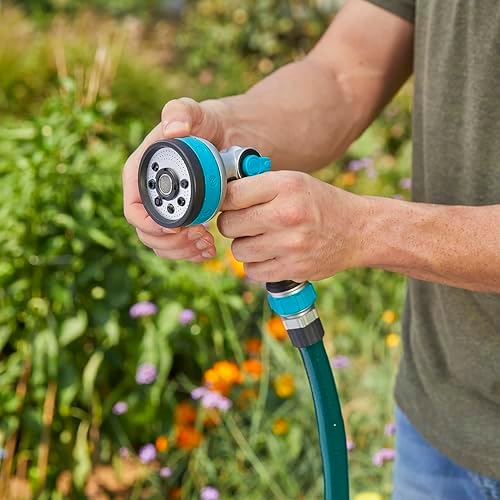 Gilmour Heavy Duty Thumb Control Garden Hose Nozzle with 8 Pre-set Spray Patterns, Water Hose Nozzle for Watering Garden or Lawn, Thumb Trigger (Pack of 10) - Image 3