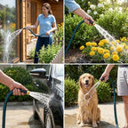 75FT Lightweight Garden Hose – Kink-Resistant, Flexible, High-Pressure Hose for Outdoor Watering, Lawn Care, Garden, and Car Cleaning - Image 7
