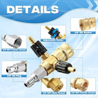 JOEJET Adjustable Downstream Injector for Pressure Washer, 3-5 GPM - Image 2