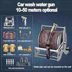 Wall Mounted Retractable Stainless Steel Hose Reel Rack-10mHose - Image 7