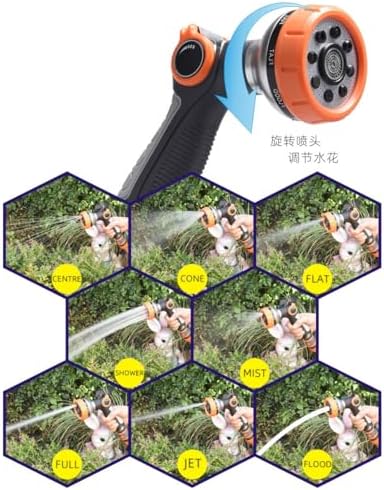 Car Wash Hose Attachment,Multi-Function Garden Sprinkler, High-Pressure Foam Spray Gun Head, Car Wash and Watering Tool - Image 4