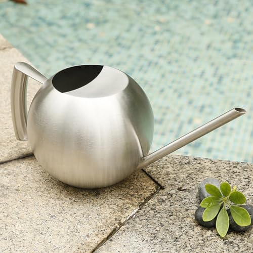 Watering Kettle Stainless Steel Long Spout 1000ml for Plants - Image 4