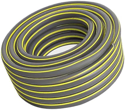 All Season Garden Hose Flexible Outdoor Water Hose with Anti Leak Connectors for Lawn Garden Car and Window Washing Gray-4-points 20m by Unknown