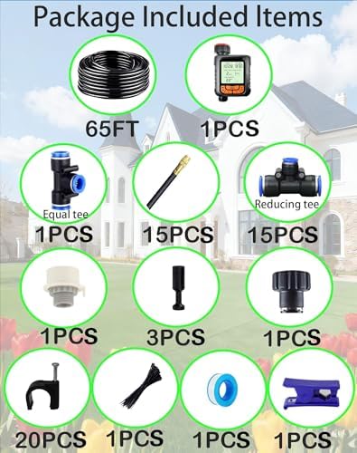 360° Adjustable Drip Irrigation System – Garden Watering Sprinkler System - Image 2